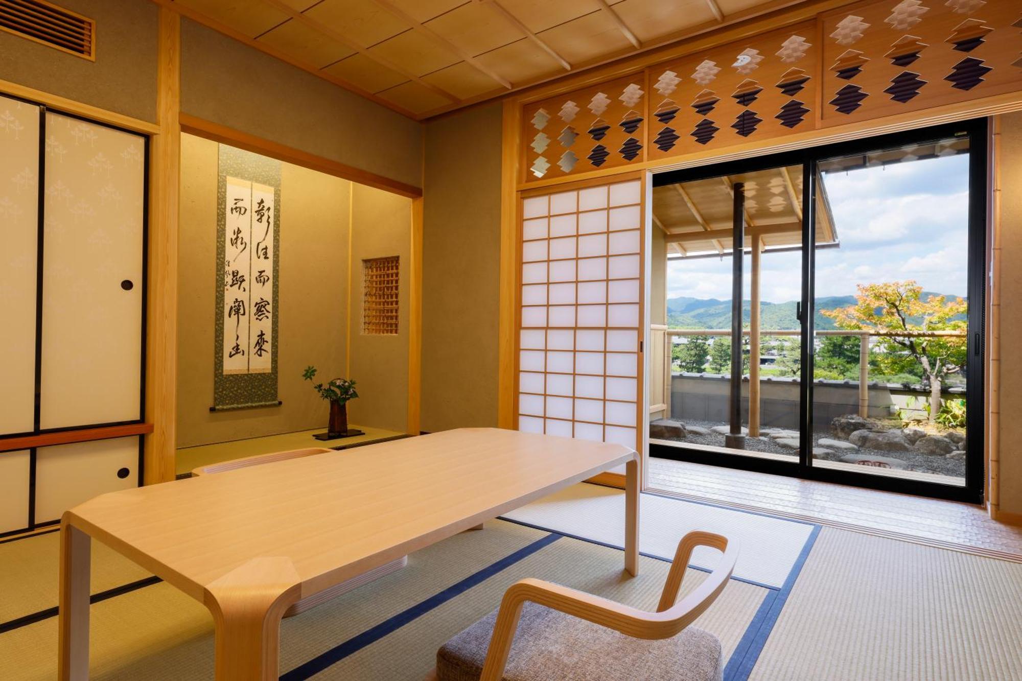 Kyoto Arashiyama Onsen Ryokan Togetsutei Esterno foto